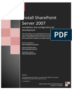 Install Sharepoint Server 2007