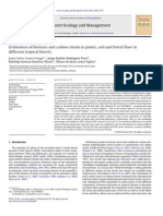 Estimation of Biomass and Carbon Stocks in Plants, Soil and ...