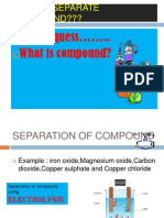Separation of Mixtures and Compound