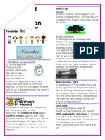 Chingford Hall School Newsletter 15th November 2013