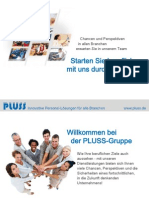 PLUSS Präsentation Bewerber Zeitarbeit