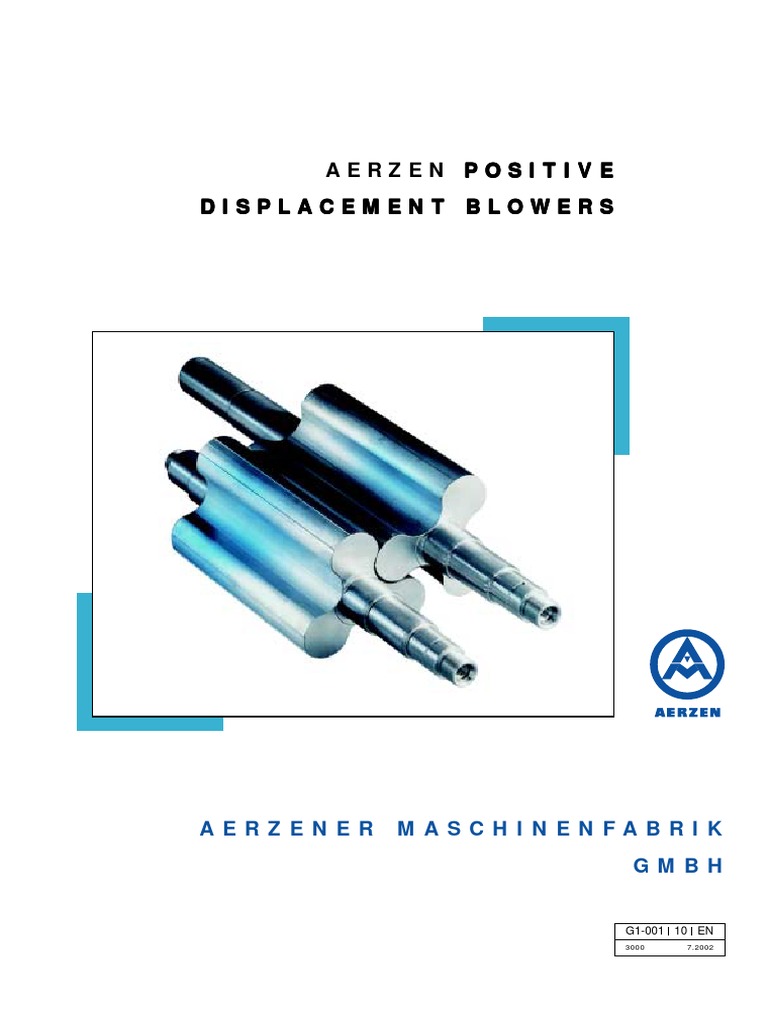 Aerzen Positive Displacement Blowers PDF Pump Transmission