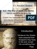 5 2 - The Rise of Greek City-States
