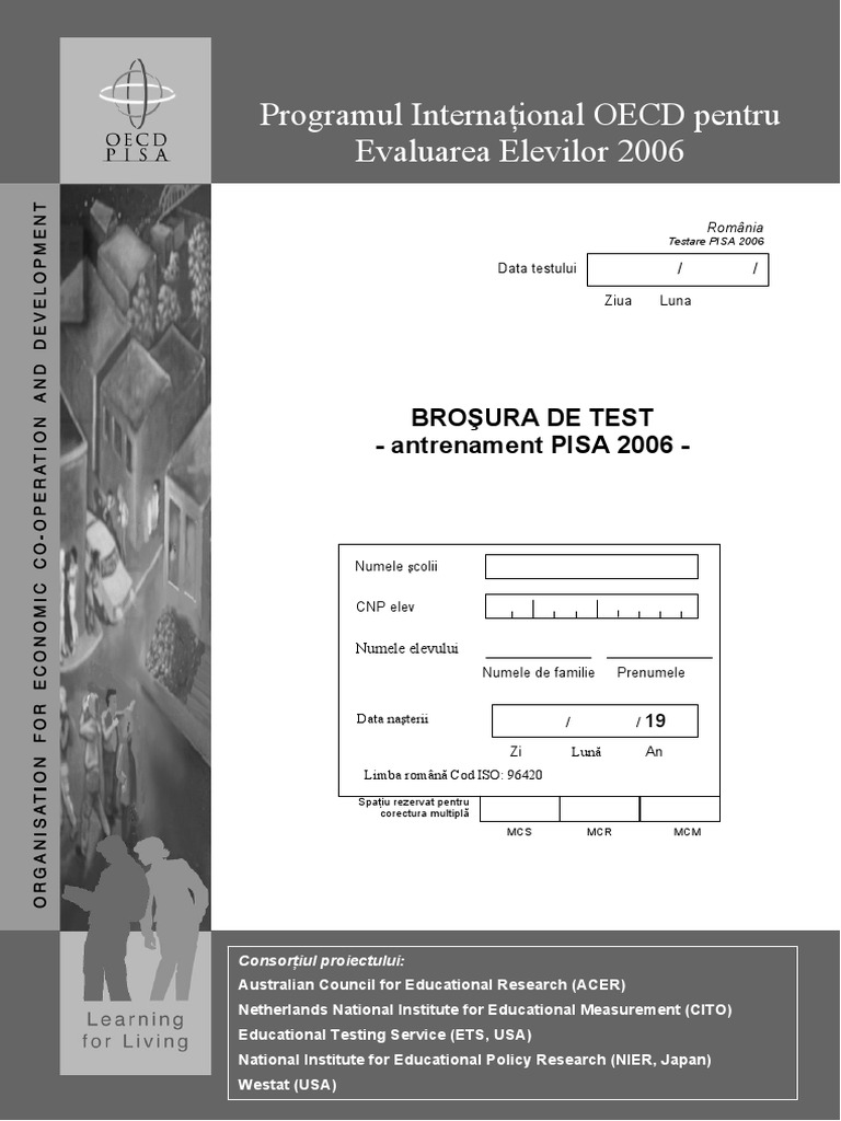Mate - Info.ro.639 Model de Test PISA | PDF