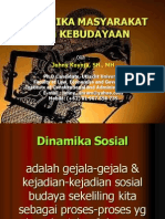 Dinamika Masyarakat Dan Kebudayaan