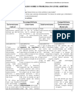 Correção Da Ficha Informativa e de Trabalho Sobre o Problema Do Livre-Arbítrio