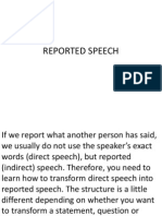 Reported Speech