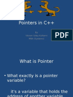 Pointers in C++: by Vikram Uday Kulkarni MBA (Systems)