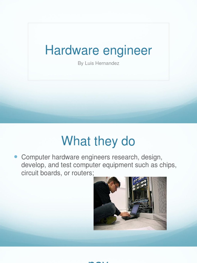 Overview of Hardware Engineer Careers | PDF | Business