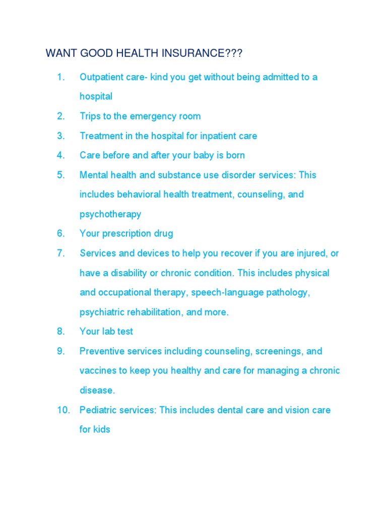 Health Insurance PDF