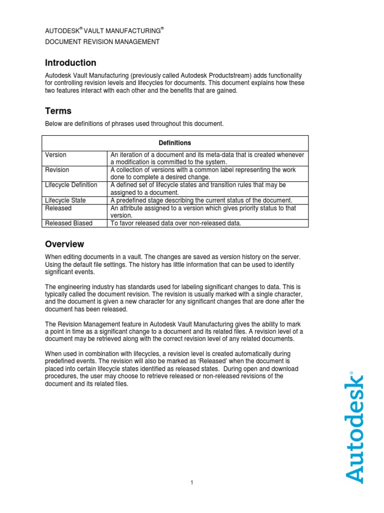 Vault Revision Managementll | PDF | Version Control | Computer File