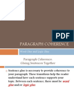 Paragraph Coherence