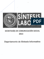 Síntesis Laboral CTM 15 Noviembre 2013