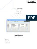 Monitor FSUIPC Data (User Manual - Version 3.0)
