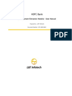 HDFC SAP Payment Extractor User Manual Ver 1
