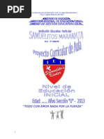 CARPETA PEDAGOGICA INICIAL