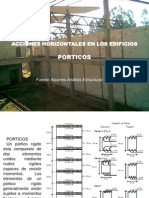 1 Acciones Horizontales FUERZAS EXTERNAS Porticos