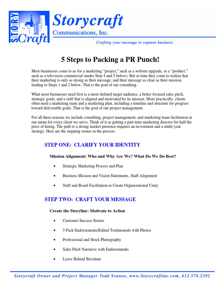 5 Steps to Effective PR Strategy | PDF | Sales | Marketing