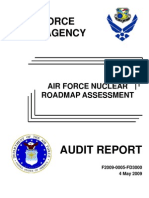 "Air Force Nuclear Roadmap Assessment": Air Force Audit Agency (F2009-0005-FD3000)