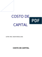 Costo de Capital