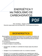 Bioenergetica y Metabolismo de Carbohidratos