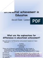 Differential Achievement-Class 2011