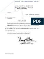 Document 70 Filed in TXSD On July 5 2007