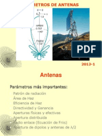 2013-1 Unidad 2 B Parámetros de Antenas