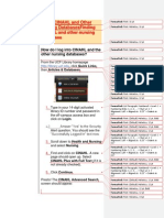 Using Cinahl and Other Nursing Databasesfinding Cinahl and Other Nursing Databases