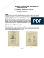 noncgearDesign and Manufacturing of Non-Circular Gears by Given
Transfer Function