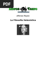 La Filosofia Helenistica - Alfonso Reyes[1]