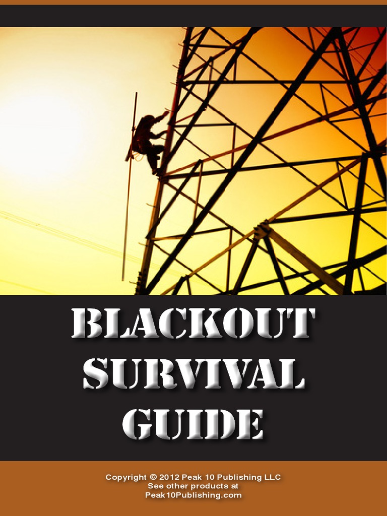 Blackout Survival Guide Electric Power Transmission Electrical Grid