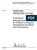 GAO Report on DOD Infrastructure