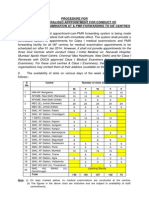 Procedure For DGCA Centralised Appt & PMR FWD System