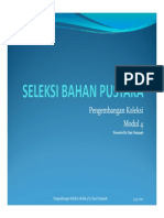 Seleksi Bahan Pustaka