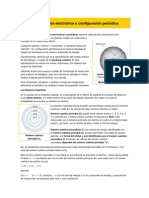Configuración Electrónica o Configuración Periódica PDF