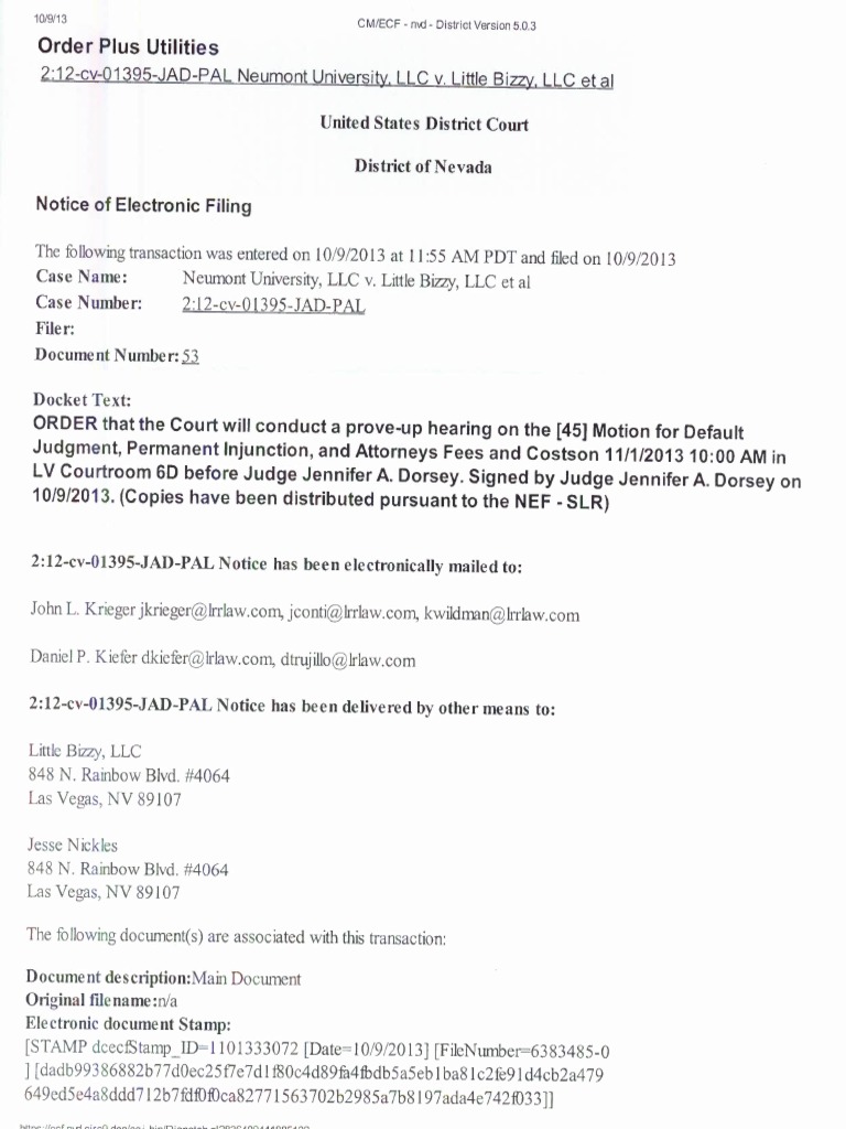 Neumont University Begs Judge To Seal Financial Records PDF Federal