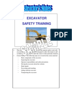 Excavator Safety Training Guide