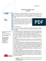 Istat Relazione Ambiente e Territorio 11 Agosto 2009