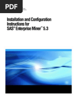 Installation and Configuration - SAS Enterprise Miner