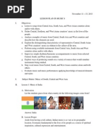 Download Lesson Plan in Music 8 - Indian Music by Rovilyn Dizon SN184642540 doc pdf