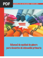 Download Manual de equidad de gnero para docentes de educacin primaria by Gobierno de Nuevo Len SN18464686 doc pdf