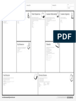 Business Model Canvas for printing