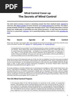 Techniques of Monarch Mind Control | PDF