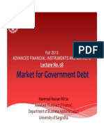 Lecture No. 08 Markert For Government Debt