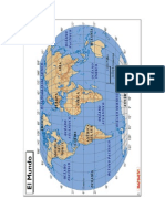 Mapa de America y El Mundo