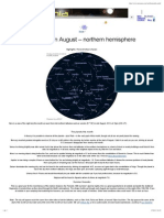 Night Sky Map in August 2013 - Northern Hemisphere - Skymania News