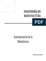 Automatizacion de La Manufactura