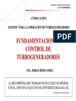 Fundamentacion en Control de Turbogeneradores