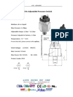 GE-206  Adjustable Pressure Switch